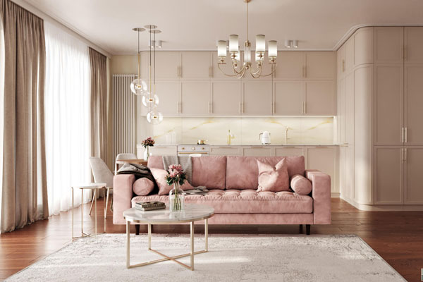 Glamour style apartment