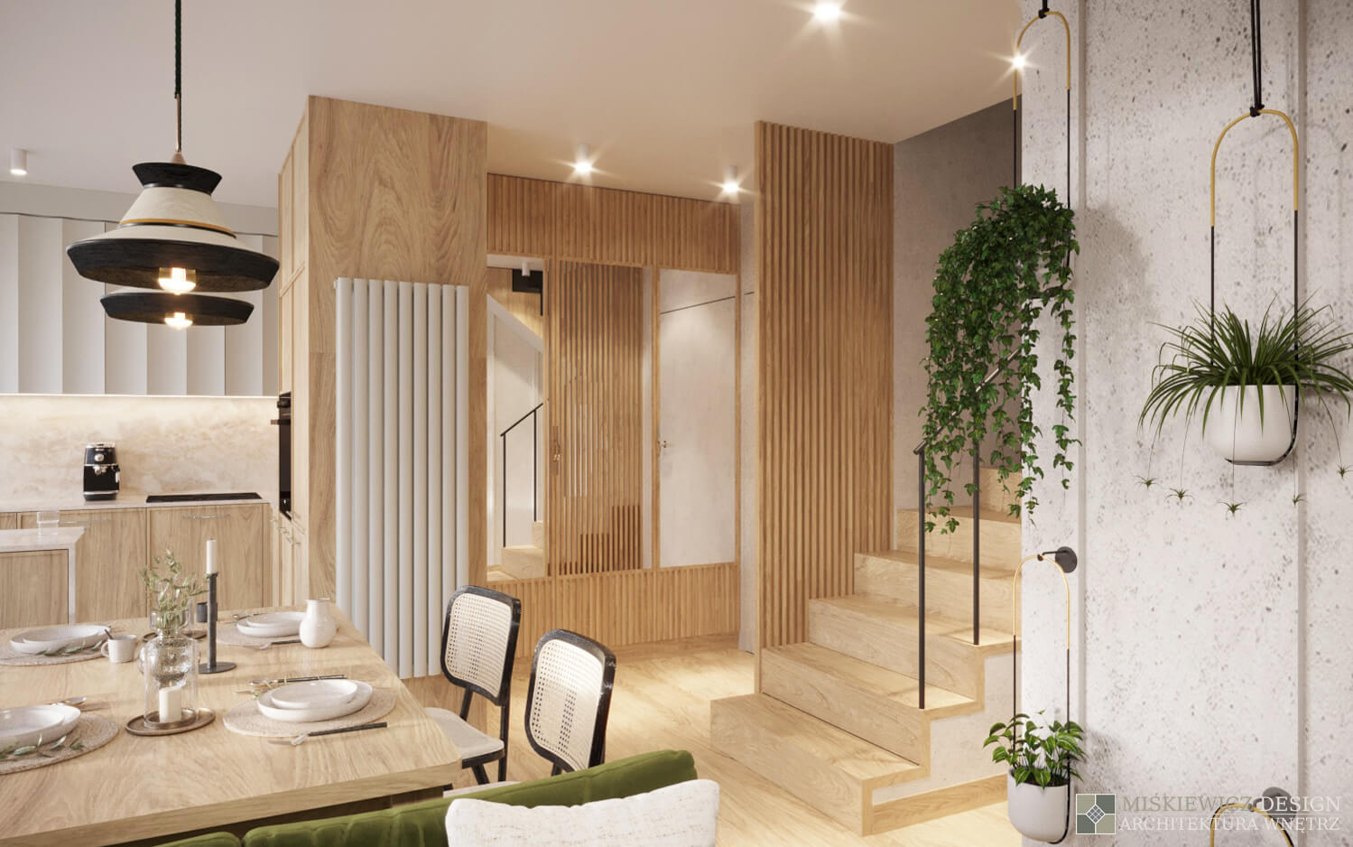 Realizacja mieszkanie w stylu japandia